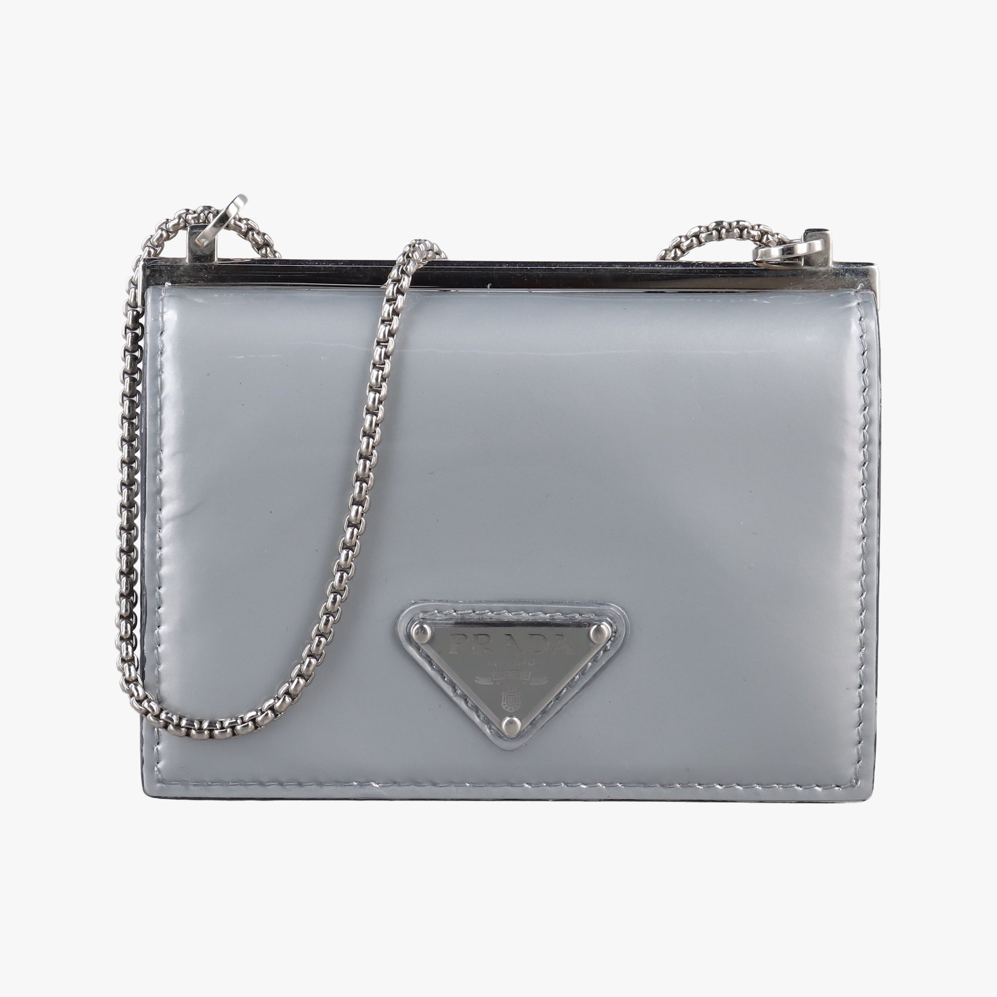 Chain Pouch Nube Spazzolato Leather  181 Eチェーン ポーチ ヌーベ  ブラッシュドレザー 181 E