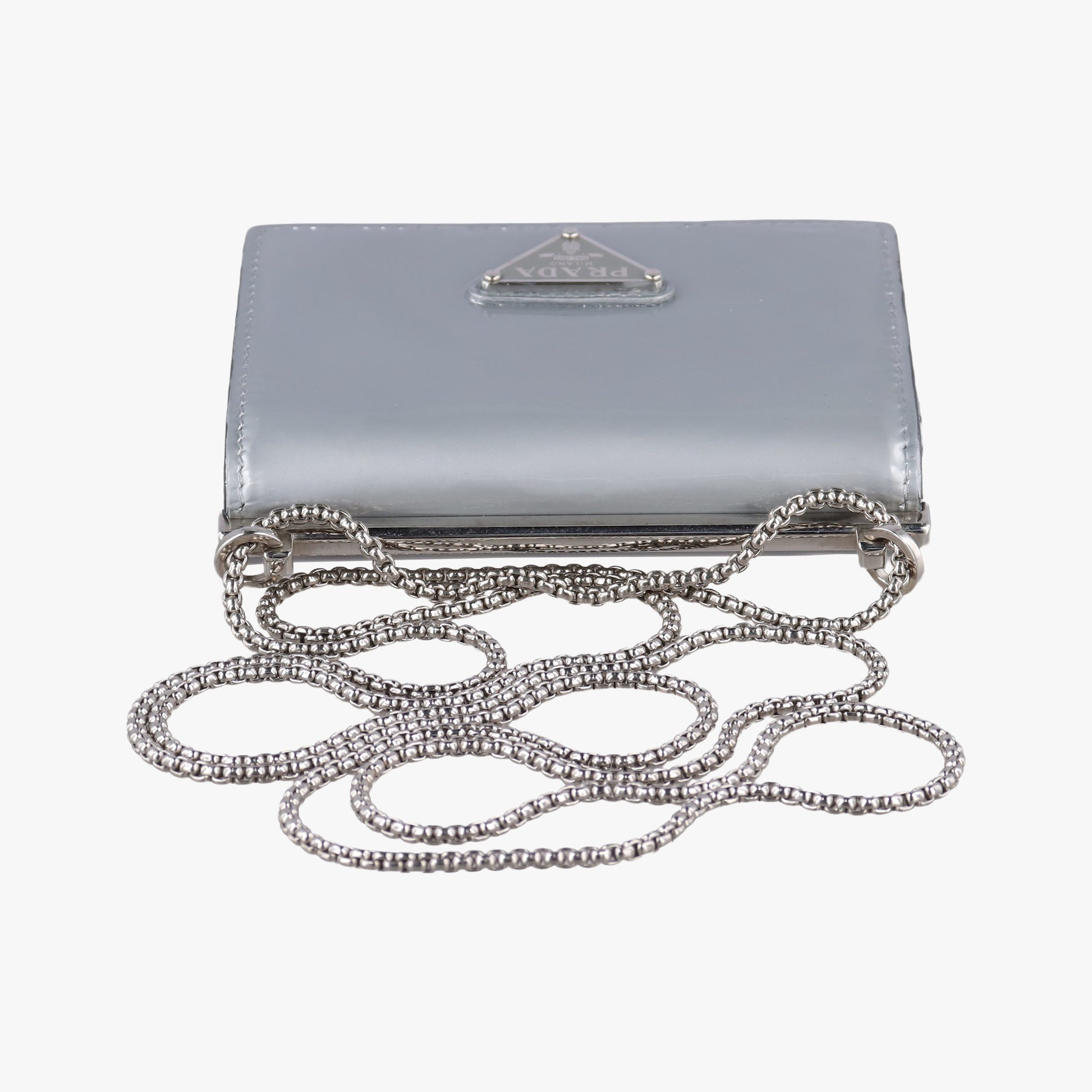 Chain Pouch Nube Spazzolato Leather  181 Eチェーン ポーチ ヌーベ  ブラッシュドレザー 181 E