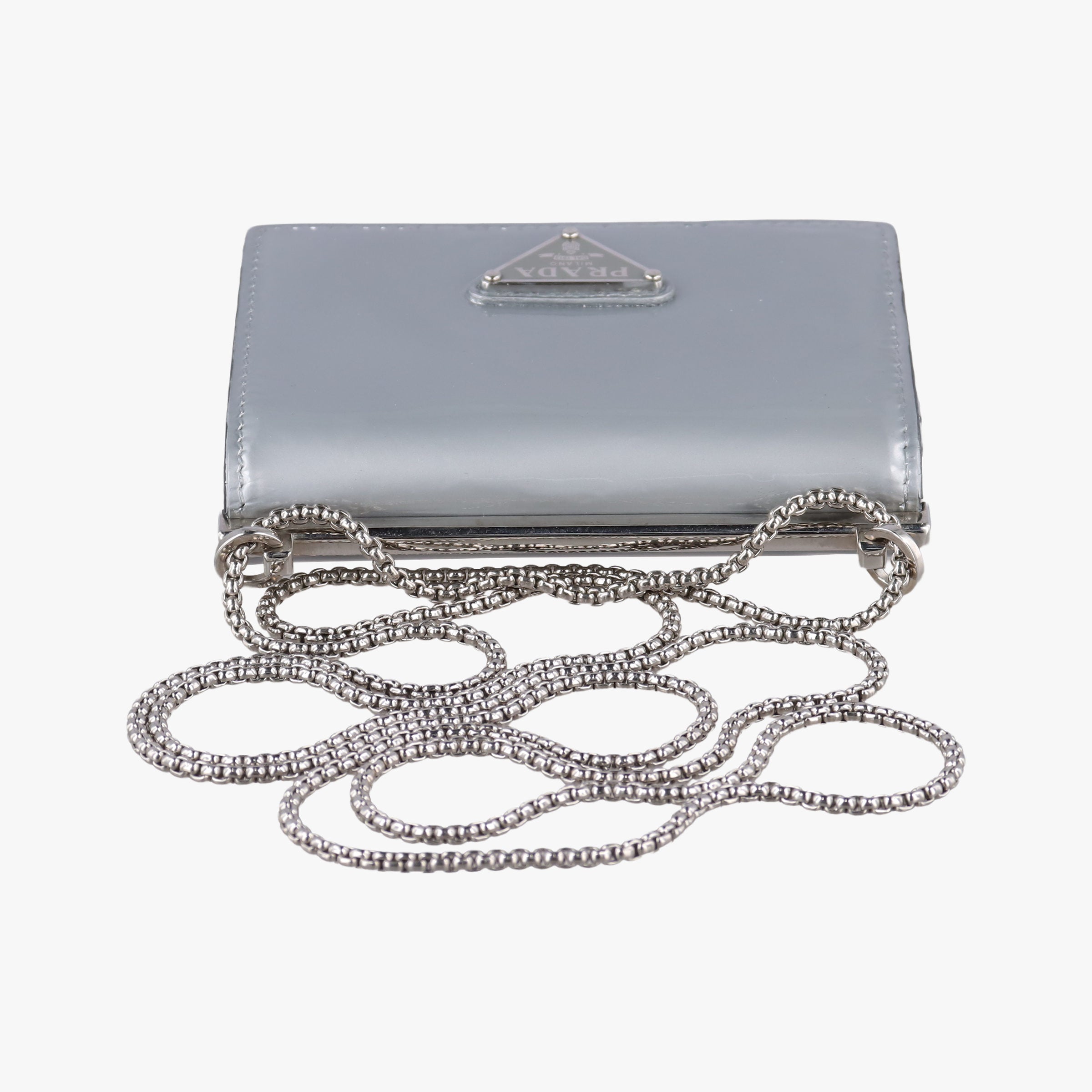 Chain Pouch Nube Spazzolato Leather  181 Eチェーン ポーチ ヌーベ  ブラッシュドレザー 181 E