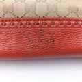 Bamboo Brown GGCanvas×Leather 339002 D015352521バンブー ブラウン GGキャンバス×レザー 339002 D015352521