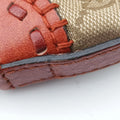 Bamboo Brown GGCanvas×Leather 339002 D015352521バンブー ブラウン GGキャンバス×レザー 339002 D015352521