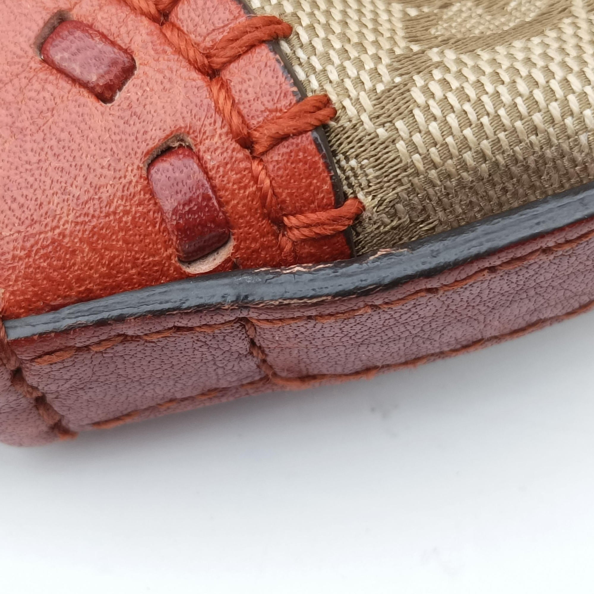 Bamboo Brown GGCanvas×Leather 339002 D015352521バンブー ブラウン GGキャンバス×レザー 339002 D015352521