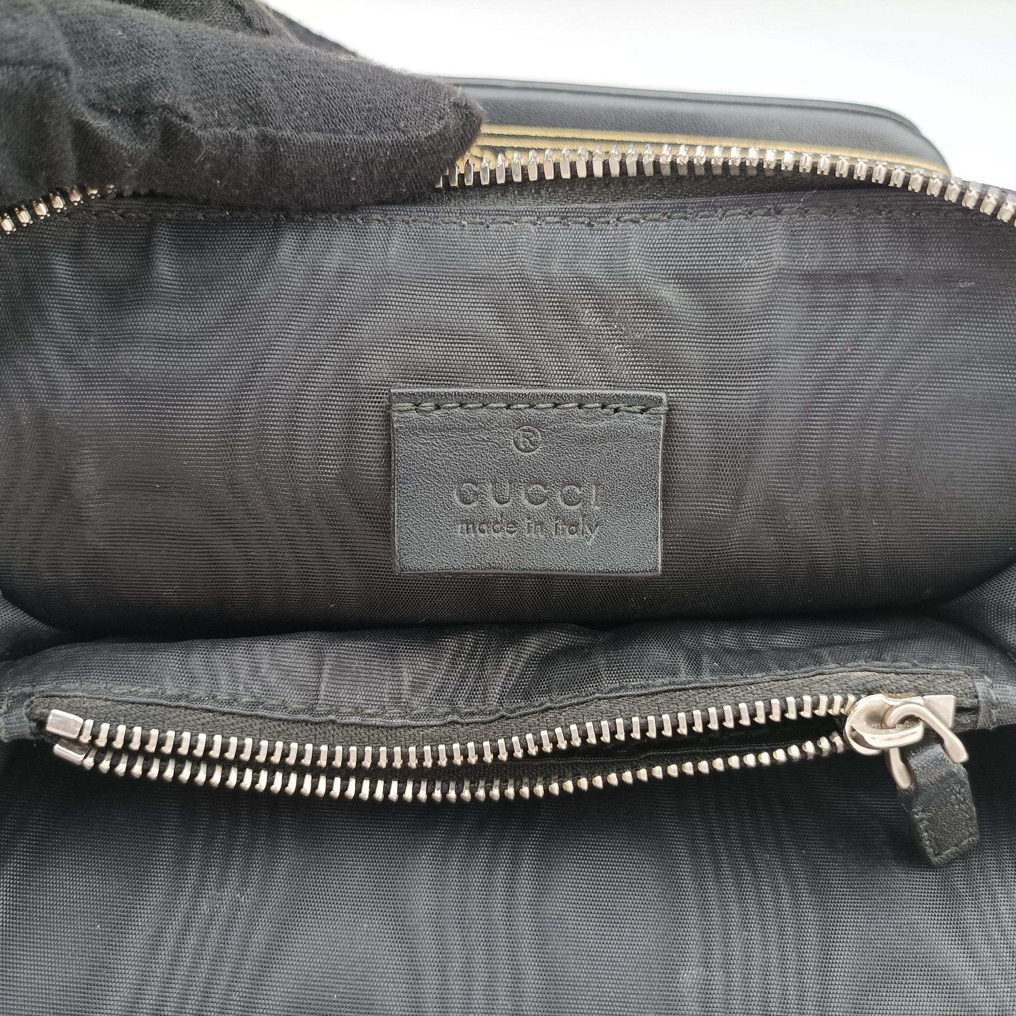 SEGA collaboration GUCCY print Black Leather 511189 I023944456セガ コラボ GUCCYプリント ブラック レザー 511189 I023944456