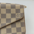 Pochette FeLICIE Azur Damier Canvas N63106 MI1199ポシェットフェリシー アズール ダミエキャンバス N63106 MI1199