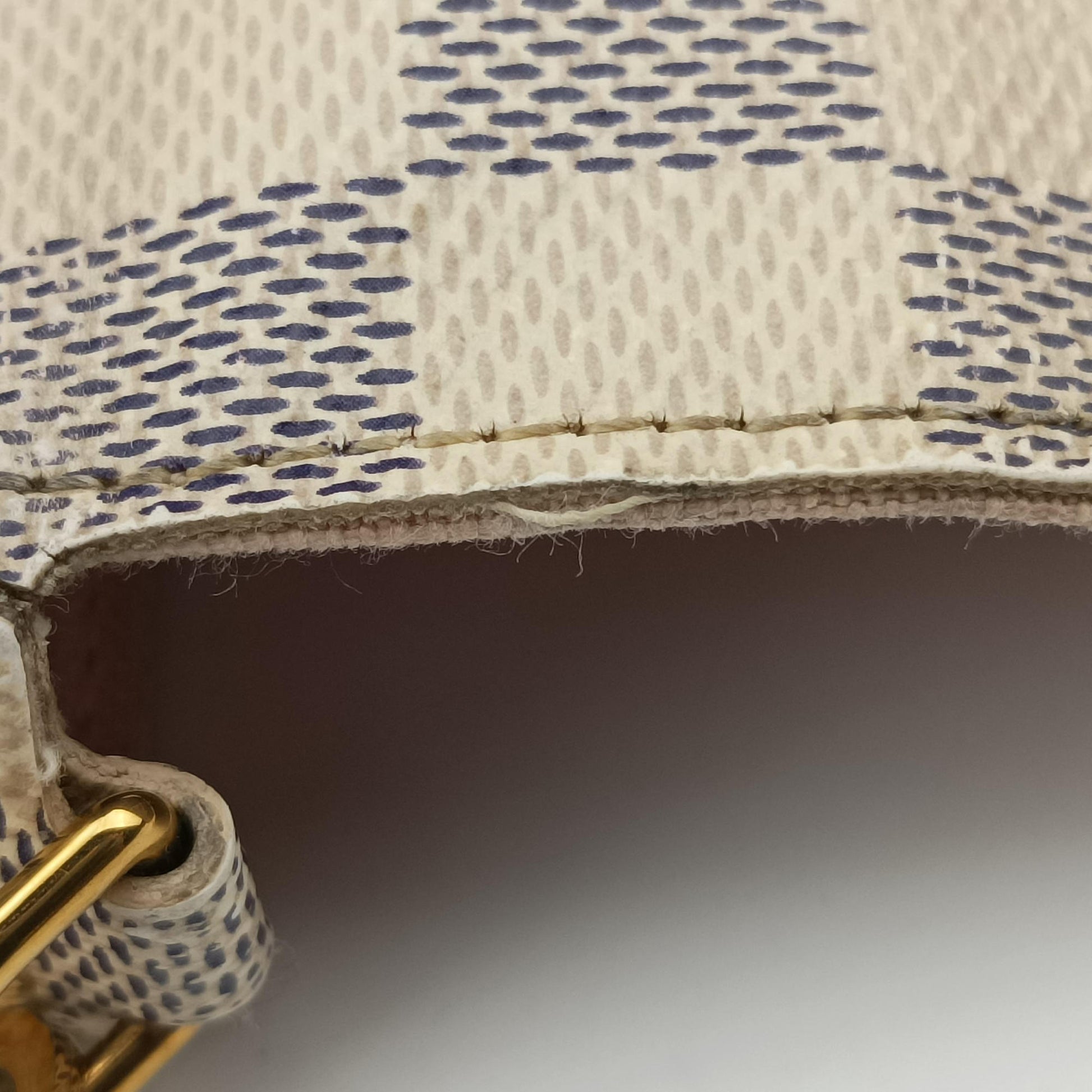 Pochette FeLICIE Azur Damier Canvas N63106 MI1199ポシェットフェリシー アズール ダミエキャンバス N63106 MI1199
