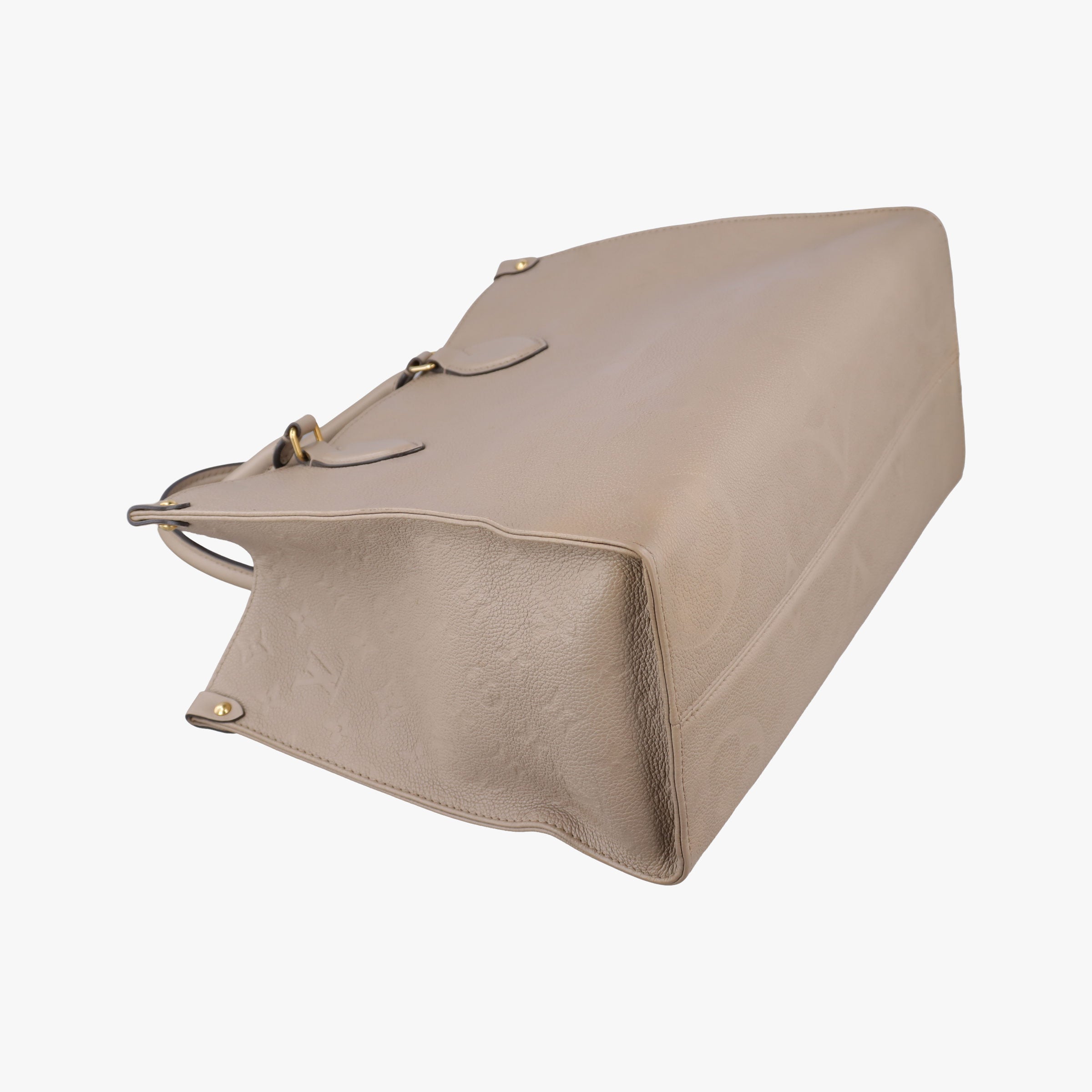 OntheGo MM Beige Monogram Empreinte M45607 IC ChipオンザゴーMM ベージュ系 モノグラム アンプラント M45607 ICチップ