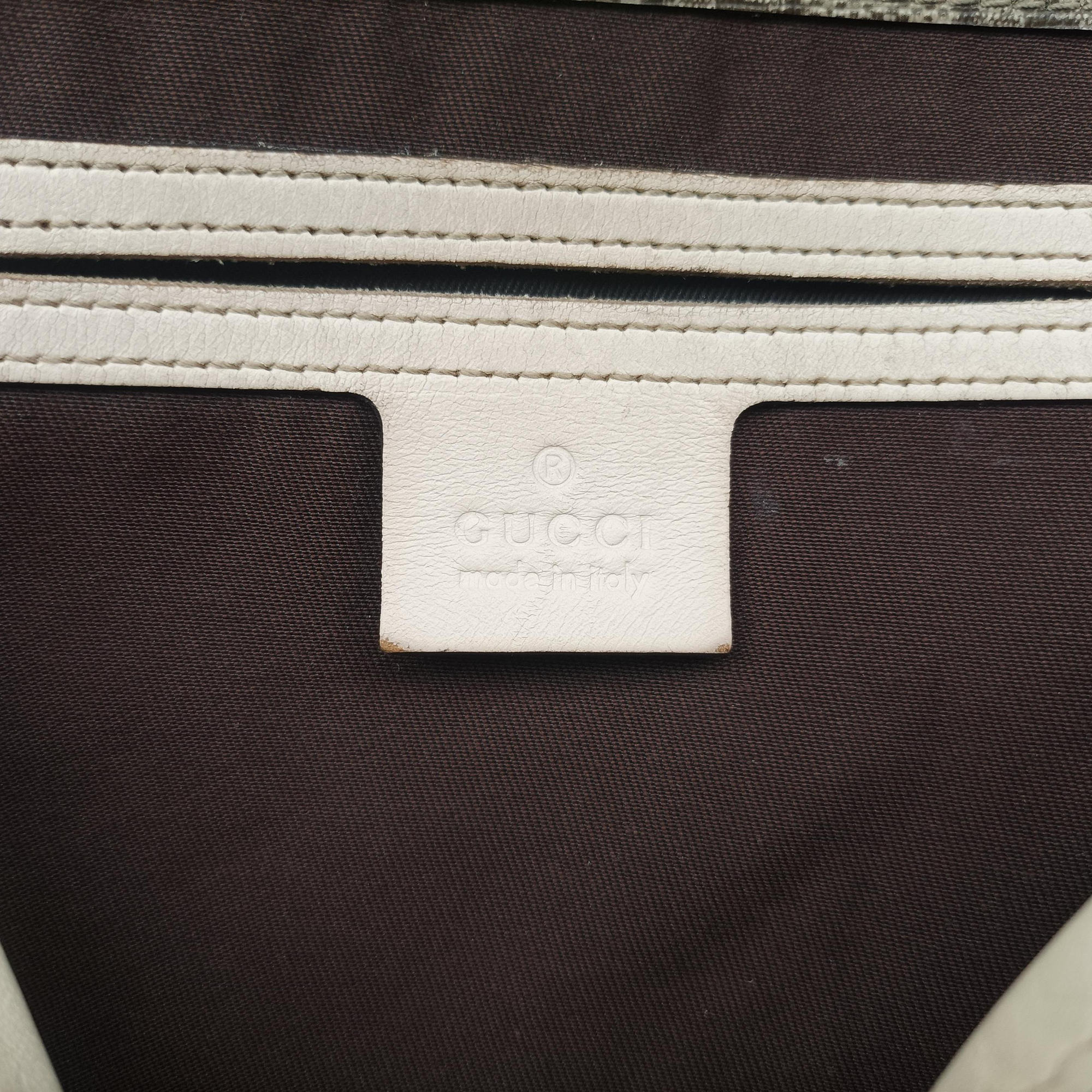 GG Plus Messenger Brown×White PVC coated canvas 201732 G7023662GGプラス メッセンジャー ブラウン×ホワイト PVCコーティングキャンバス 201732 G7023662