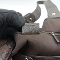 Pelham Hobo Brown canvas×leather 292927 D011478835ペルハム ホーボー ブラウン キャンバス×レザー 292927 D011478835
