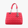 Cannage Dior Soft Shopping Red lambskin 01-RU-1101カナージュ ディオール ソフト ショッピング レッド ラムスキン 01-RU-1101