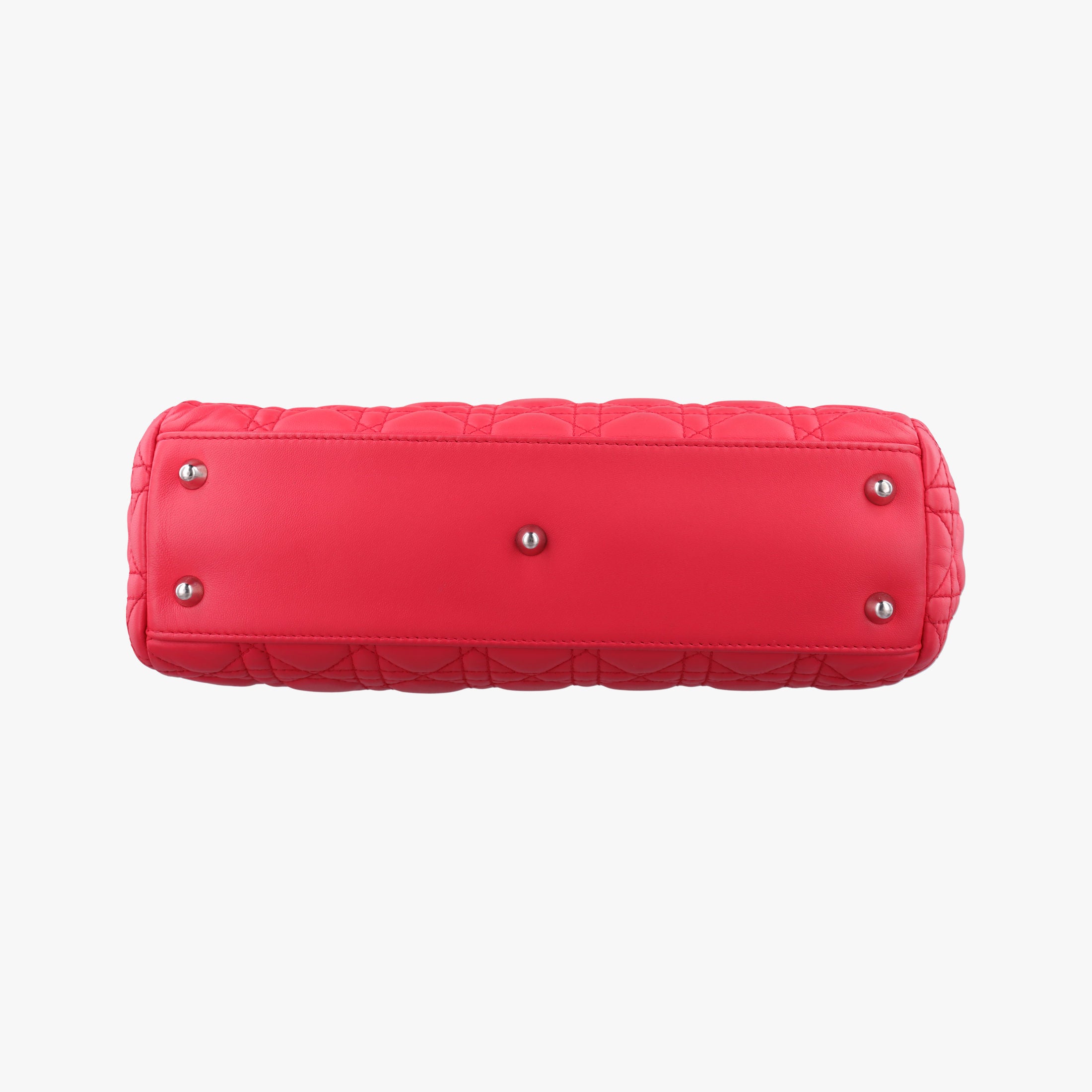 Cannage Dior Soft Shopping Red lambskin 01-RU-1101カナージュ ディオール ソフト ショッピング レッド ラムスキン 01-RU-1101