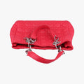 Cannage Dior Soft Shopping Red lambskin 01-RU-1101カナージュ ディオール ソフト ショッピング レッド ラムスキン 01-RU-1101