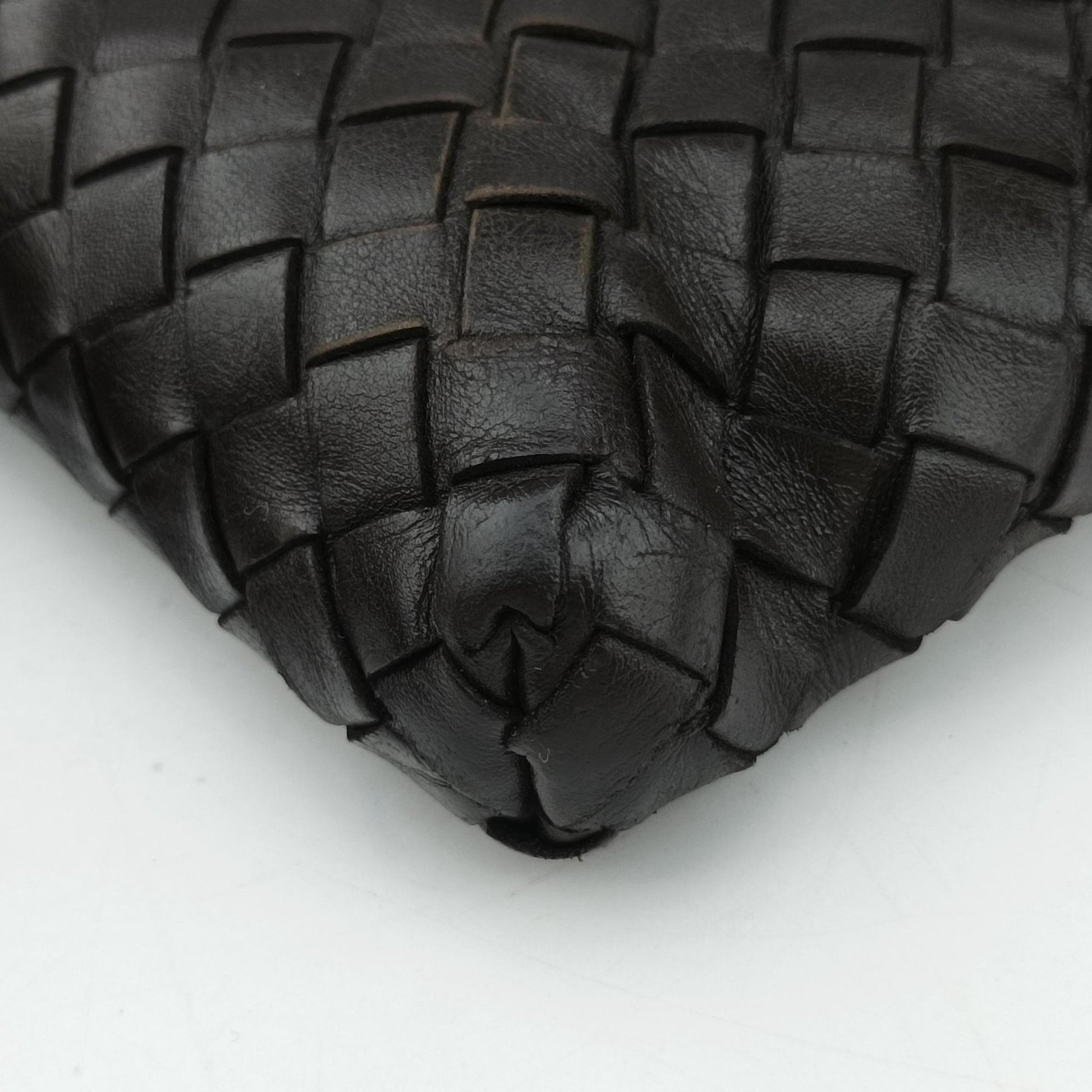 Intrecciato Brown lambskin B00120966Xイントレチャート ブラウン ラムスキン B00120966X