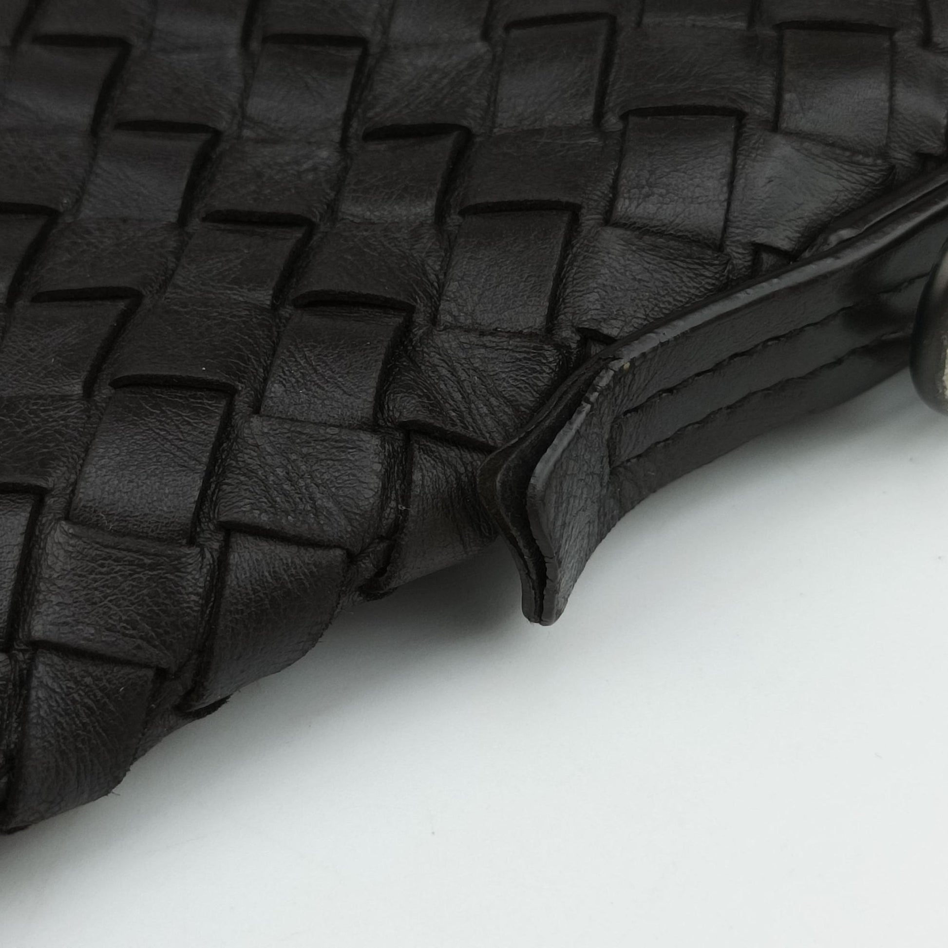 Intrecciato Brown lambskin B00120966Xイントレチャート ブラウン ラムスキン B00120966X