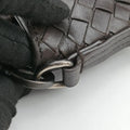 Intrecciato Brown lambskin B00120966Xイントレチャート ブラウン ラムスキン B00120966X