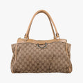 Abbey Brown Canvas×Leather 189831 H4294609アビー ブラウン キャンバス×レザー 189831 H4294609