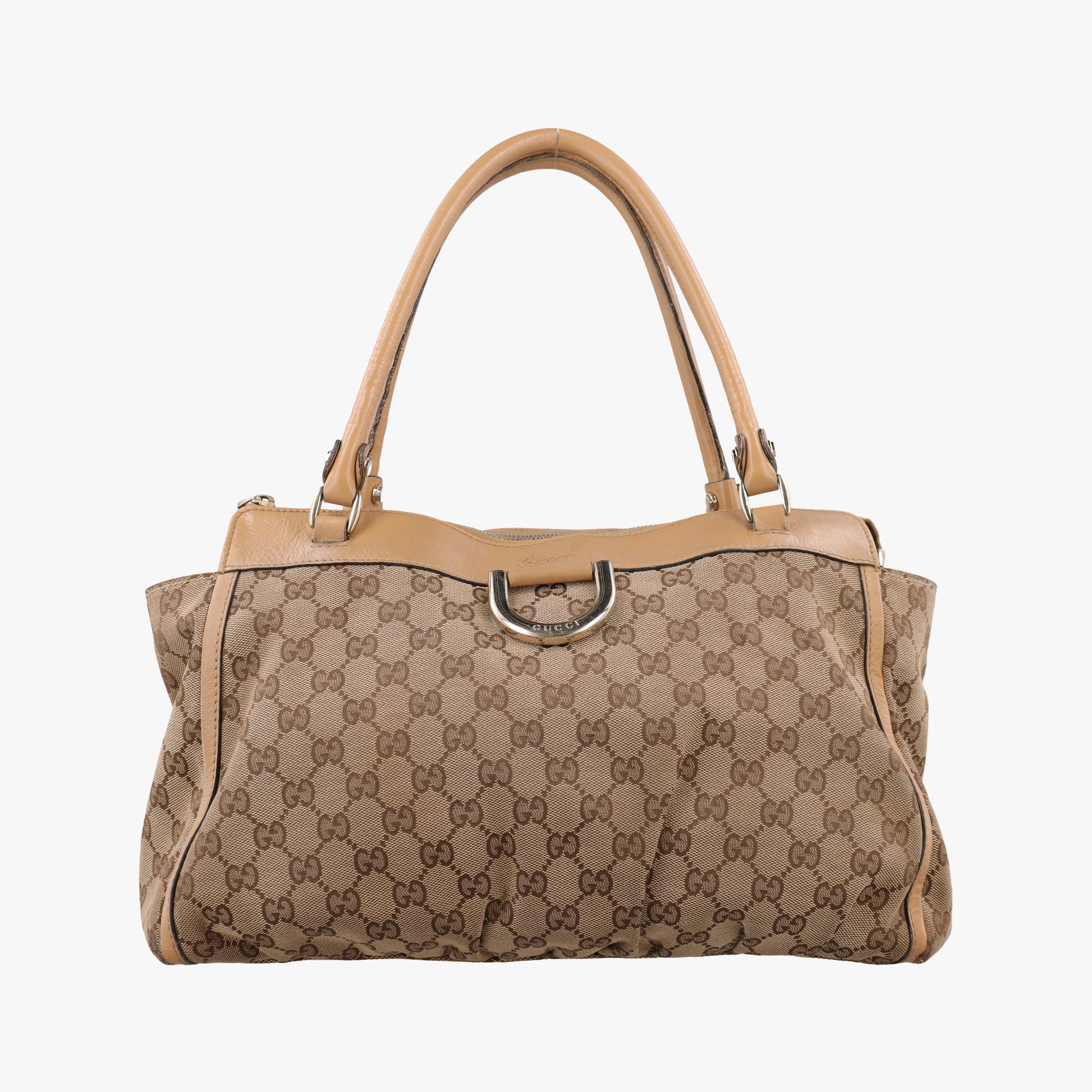 Abbey Brown Canvas×Leather 189831 H4294609アビー ブラウン キャンバス×レザー 189831 H4294609