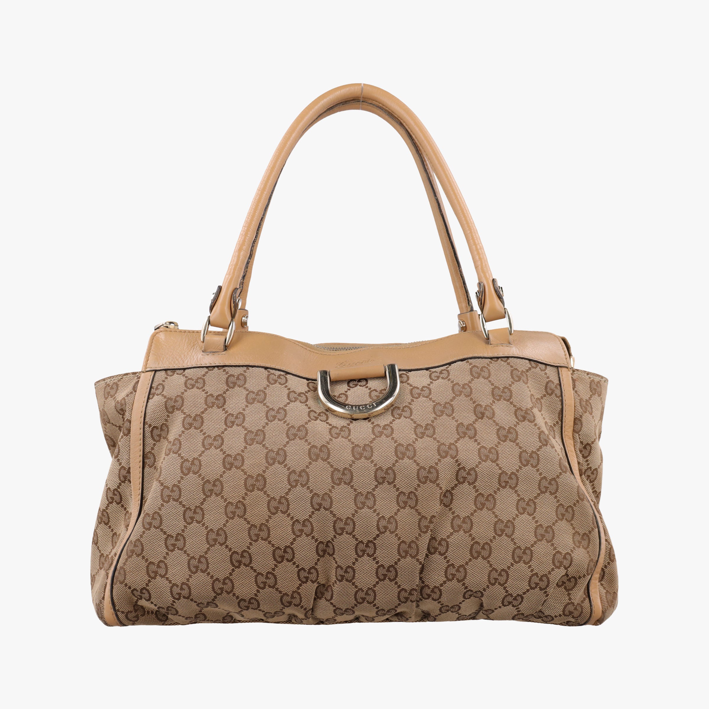 Abbey Brown Canvas×Leather 189831 H4294609アビー ブラウン キャンバス×レザー 189831 H4294609