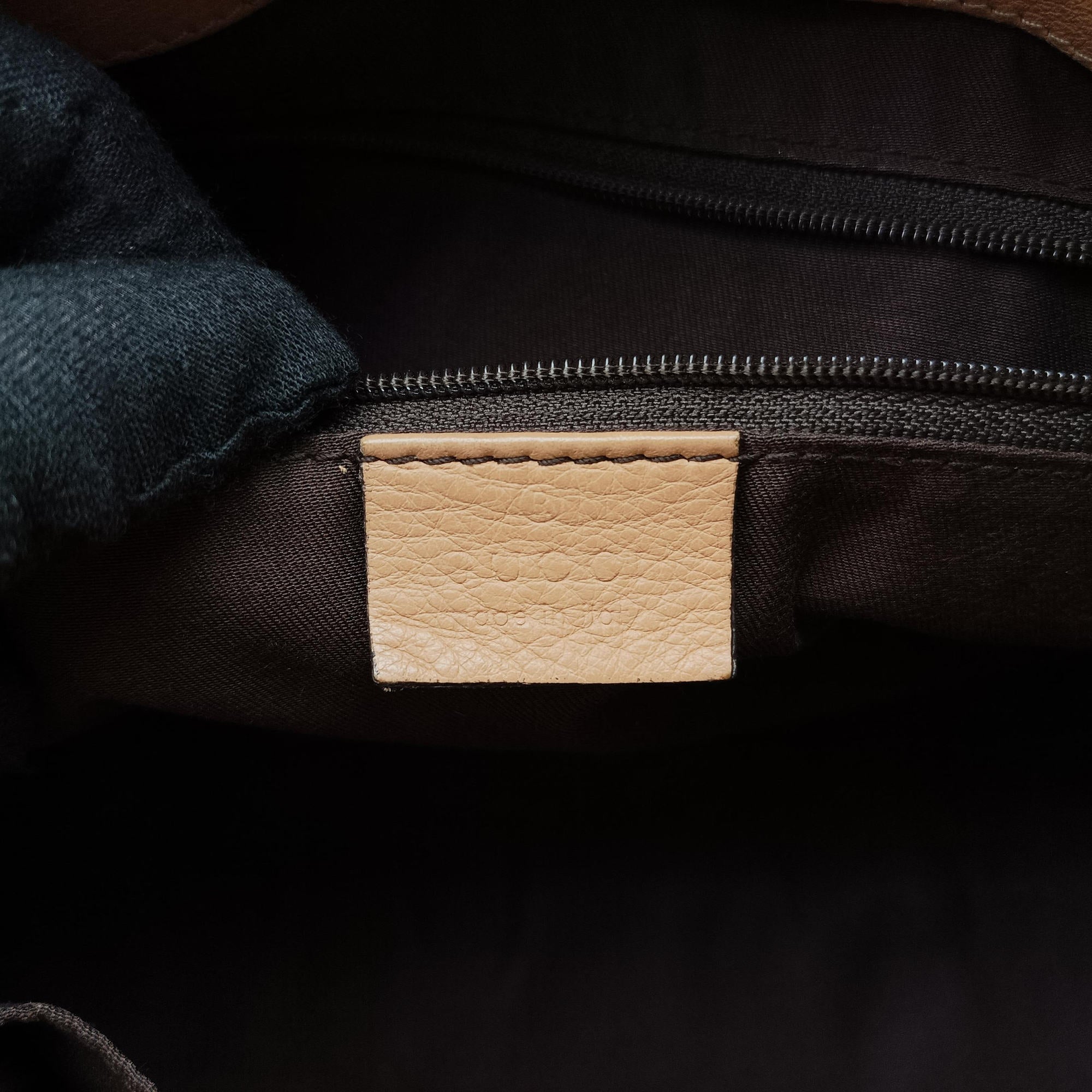 Abbey Brown Canvas×Leather 189831 H4294609アビー ブラウン キャンバス×レザー 189831 H4294609