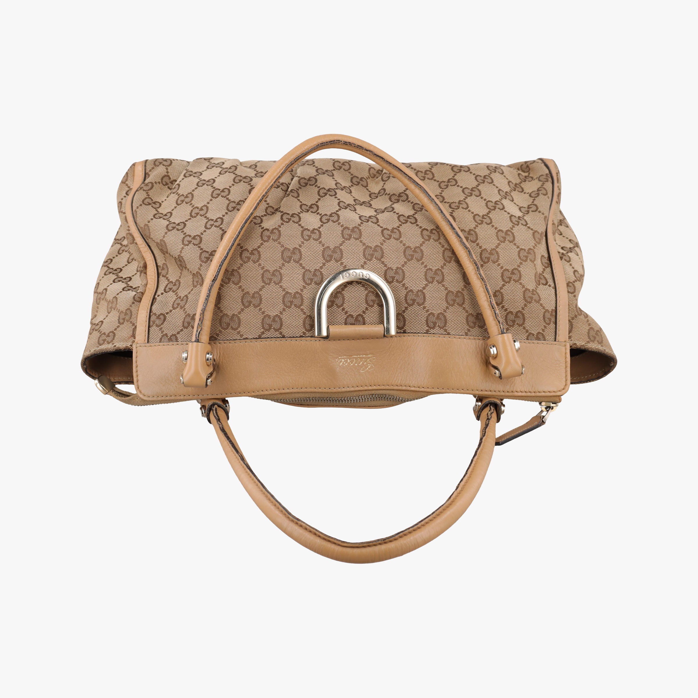 Abbey Brown Canvas×Leather 189831 H4294609アビー ブラウン キャンバス×レザー 189831 H4294609