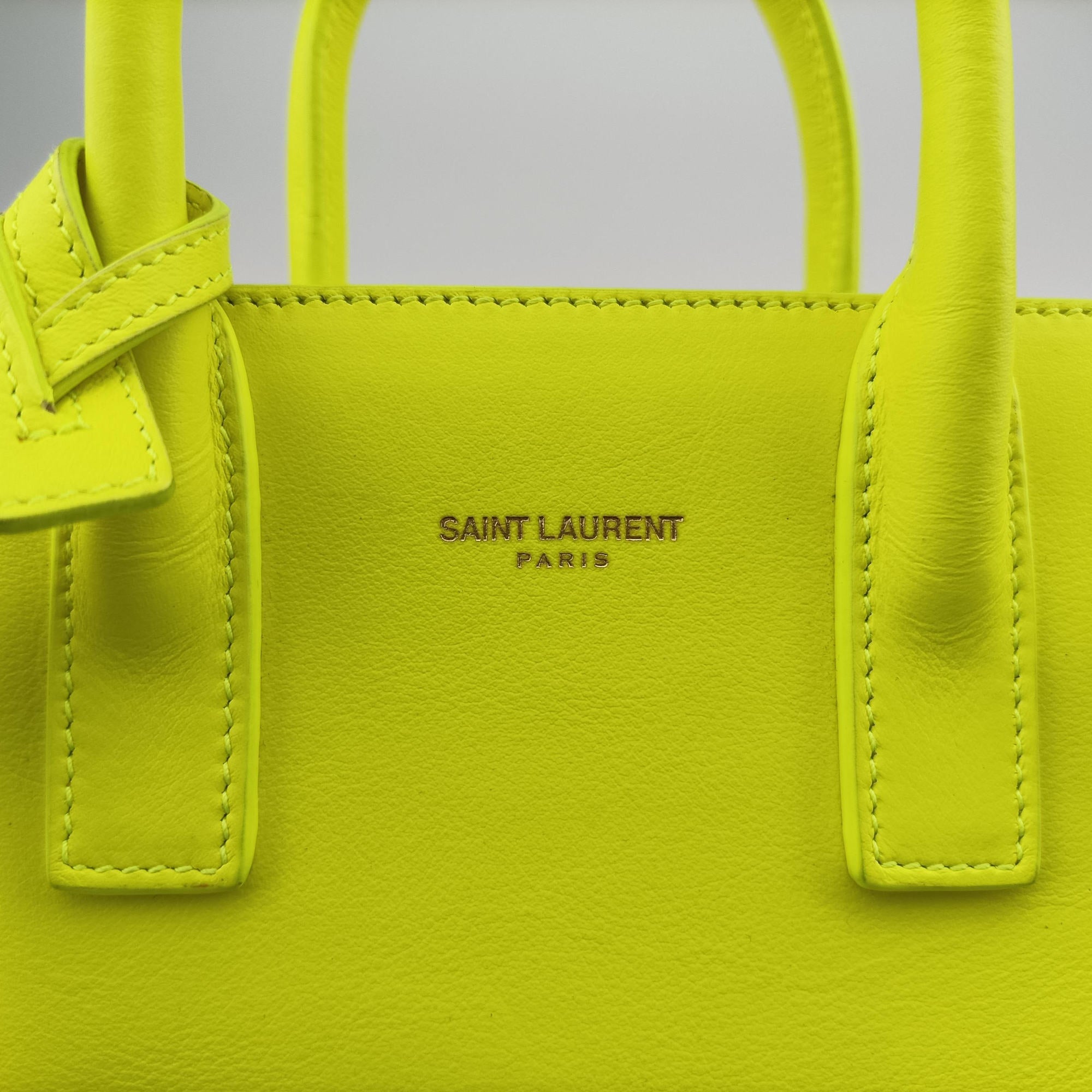 SAC DE JOUR yellow green Leather 340778 GNR340778.0414サックドジュールナノ イエローグリーン レザー 340778 GNR340778.0414