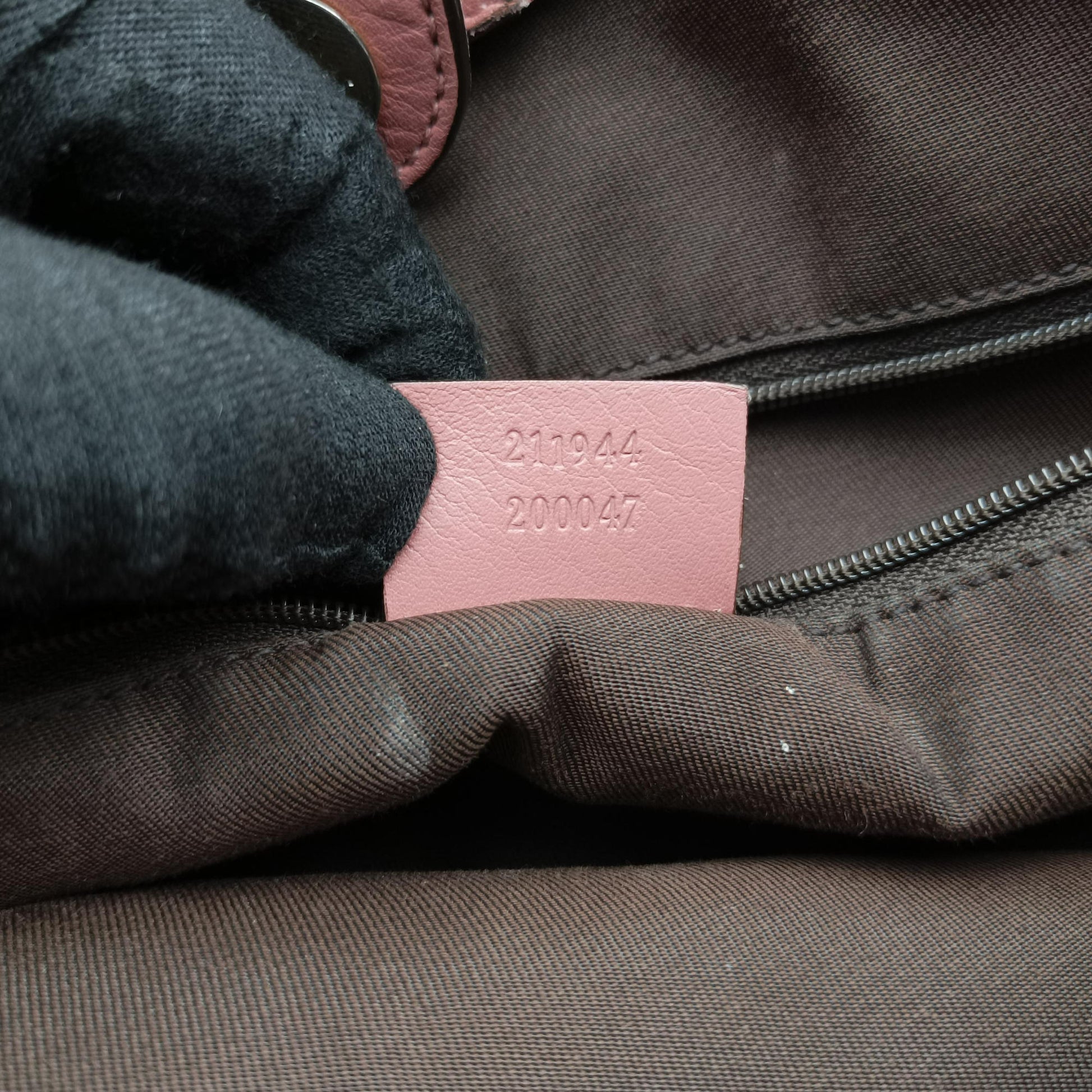 Sukey Beige × Brown × Pink canvas×leather 211944 F6531090スーキー ベージュ × ブラウン × ピンク キャンバス×レザー 211944 F6531090
