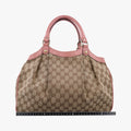 Sukey Beige × Brown × Pink canvas×leather 211944 F6531090スーキー ベージュ × ブラウン × ピンク キャンバス×レザー 211944 F6531090