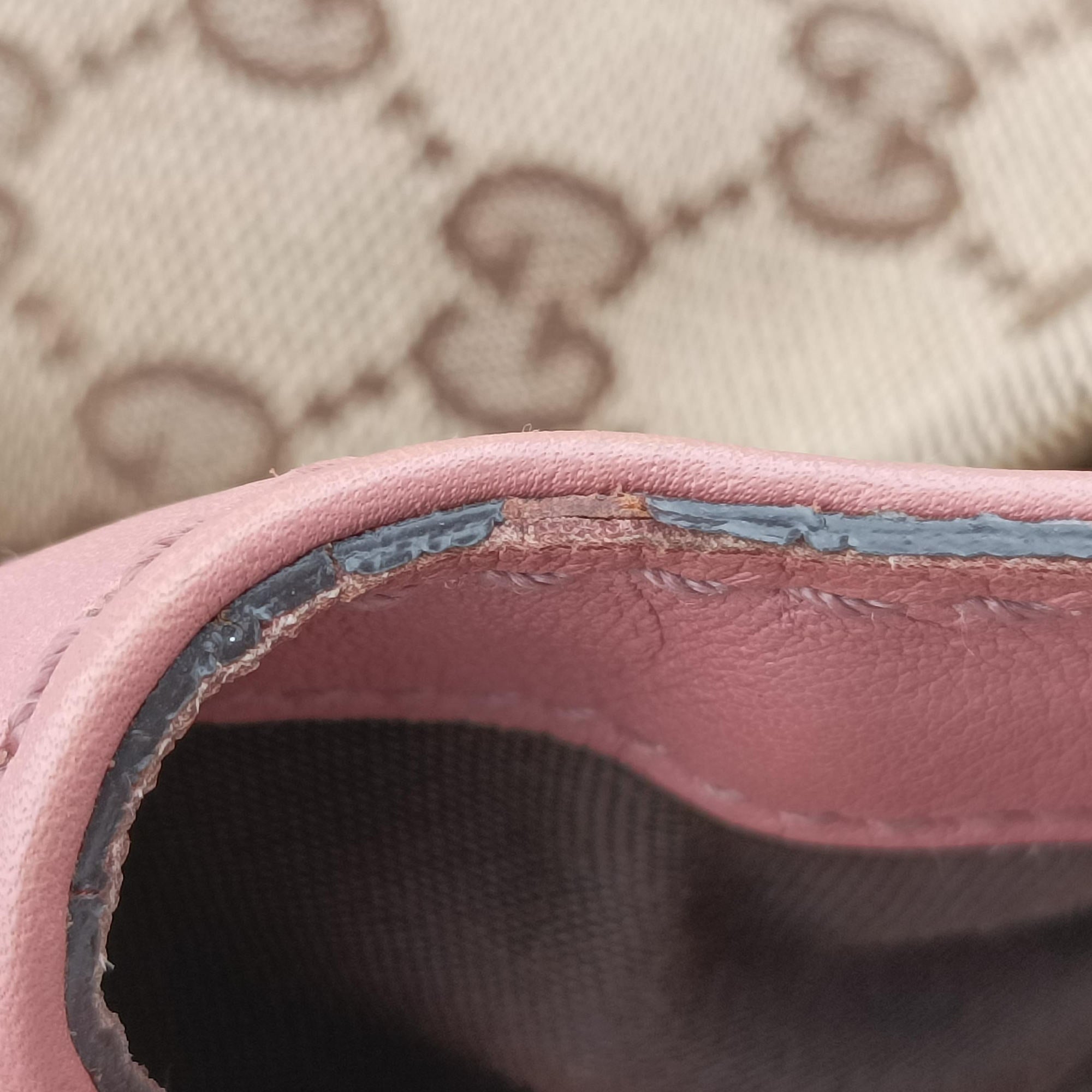 Sukey Beige × Brown × Pink canvas×leather 211944 F6531090スーキー ベージュ × ブラウン × ピンク キャンバス×レザー 211944 F6531090