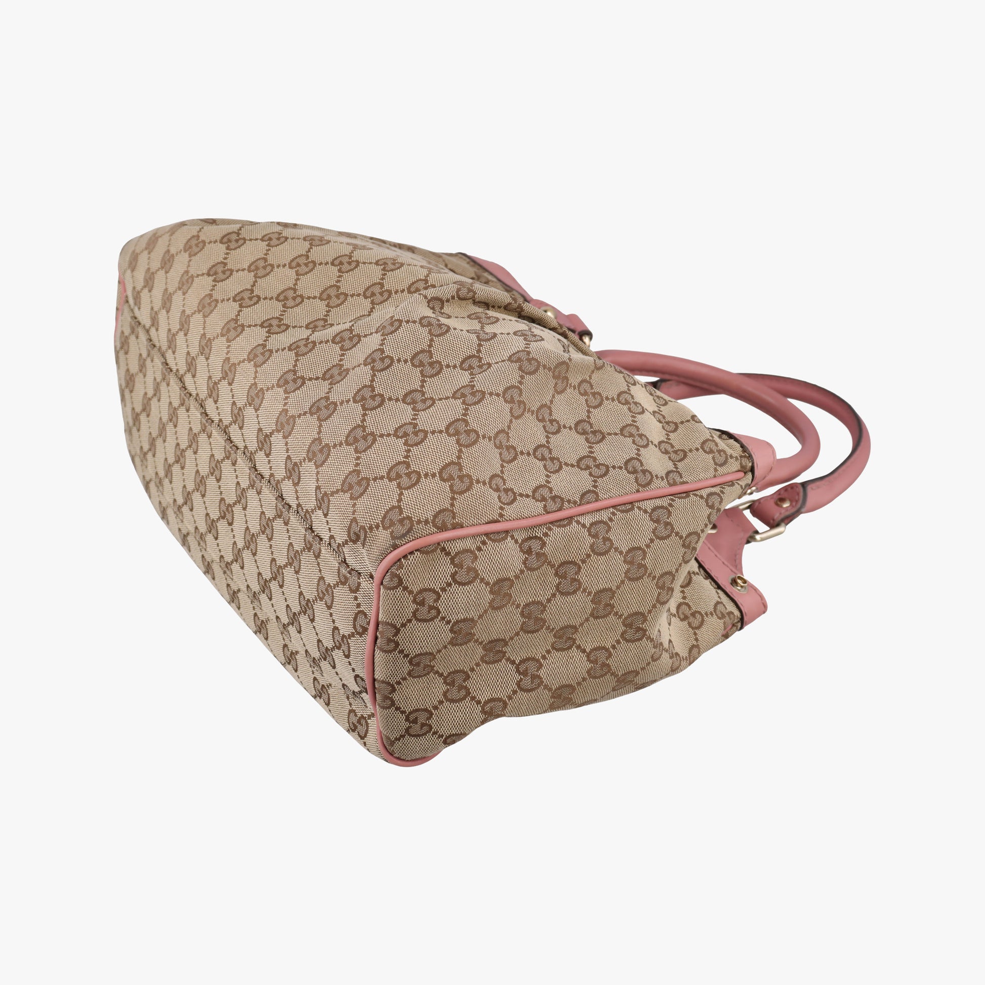 Sukey Beige × Brown × Pink canvas×leather 211944 F6531090スーキー ベージュ × ブラウン × ピンク キャンバス×レザー 211944 F6531090