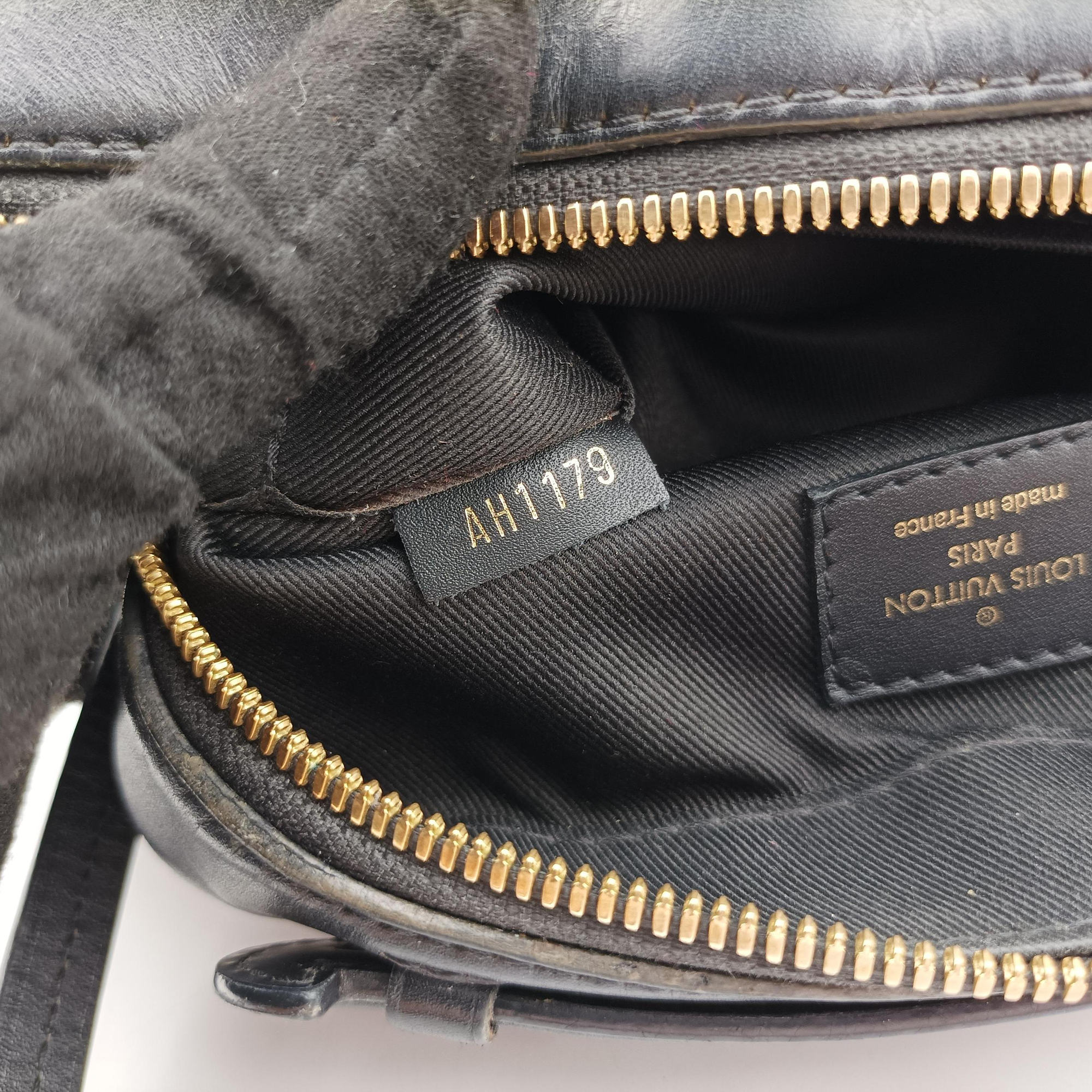 SAINTONGE brown×Noir Monogram Canvas×calf leather M43555 AH1179サントンジュ モノグラム/ブラウン×ノワール モノグラムキャンバス×カーフレザー M43555 AH1179