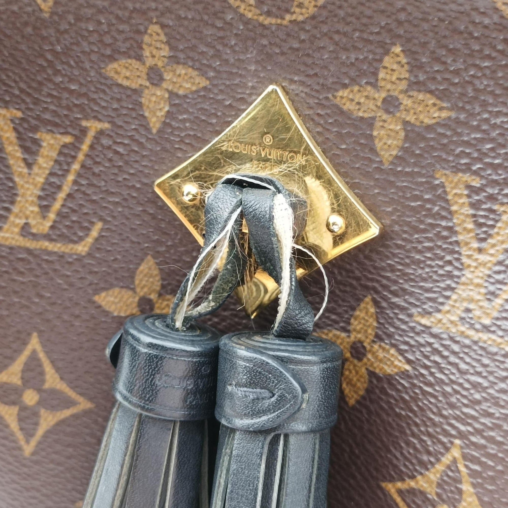 SAINTONGE brown×Noir Monogram Canvas×calf leather M43555 AH1179サントンジュ モノグラム/ブラウン×ノワール モノグラムキャンバス×カーフレザー M43555 AH1179