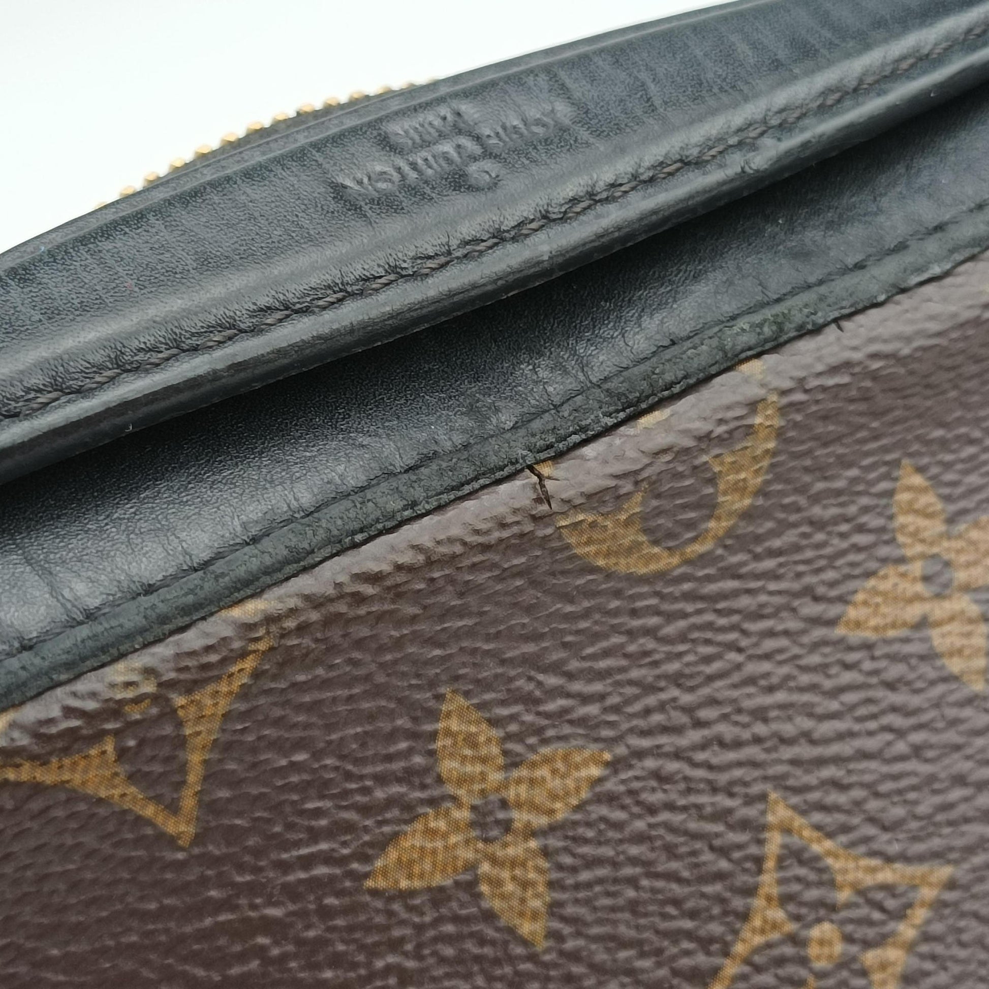 SAINTONGE brown×Noir Monogram Canvas×calf leather M43555 AH1179サントンジュ モノグラム/ブラウン×ノワール モノグラムキャンバス×カーフレザー M43555 AH1179