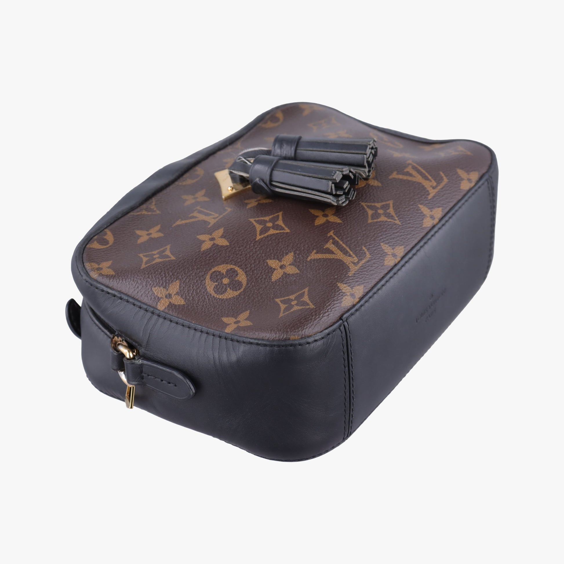 SAINTONGE brown×Noir Monogram Canvas×calf leather M43555 AH1179サントンジュ モノグラム/ブラウン×ノワール モノグラムキャンバス×カーフレザー M43555 AH1179