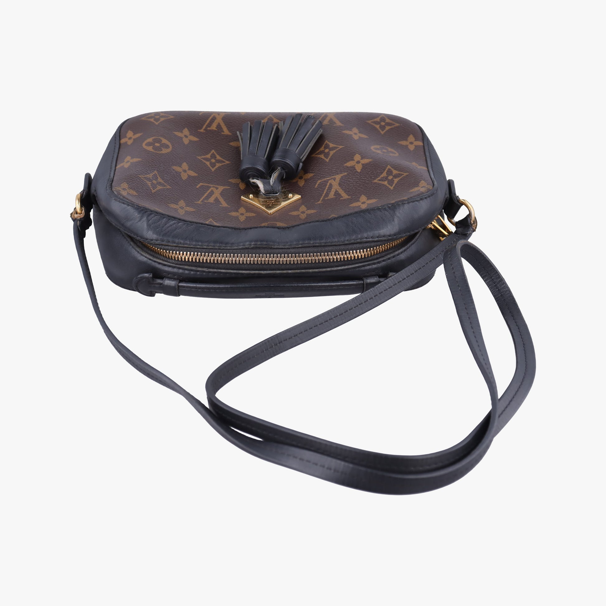SAINTONGE brown×Noir Monogram Canvas×calf leather M43555 AH1179サントンジュ モノグラム/ブラウン×ノワール モノグラムキャンバス×カーフレザー M43555 AH1179