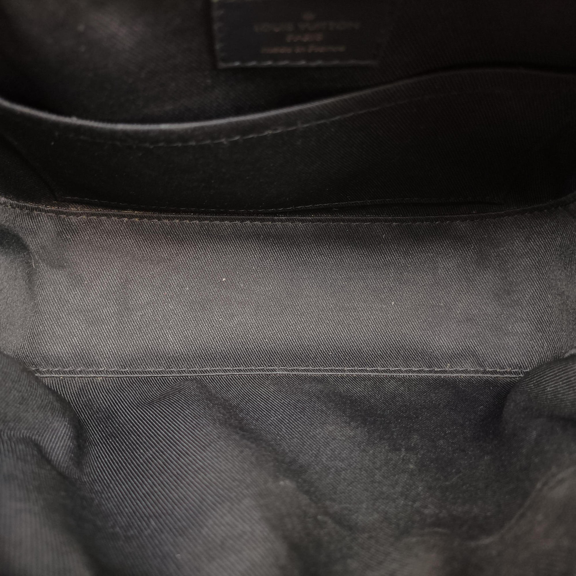 SAINTONGE brown×Noir Monogram Canvas×calf leather M43555 AH1179サントンジュ モノグラム/ブラウン×ノワール モノグラムキャンバス×カーフレザー M43555 AH1179