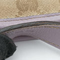 Princy Purple × Beige Leather×Canvas 204939 G3496047プリンシー パープル × ベージュ レザー×キャンバス 204939 G3496047