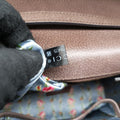 Bamboo Web butterfly Brown×Multicolour leather 488691 F022778475バンブー ウェビングライン バタフライ ブラウン×マルチカラー レザー 488691 F022778475