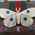 Bamboo Web butterfly Brown×Multicolour leather 488691 F022778475バンブー ウェビングライン バタフライ ブラウン×マルチカラー レザー 488691 F022778475