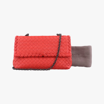 Intrecciato Olimpia Orange lambskin B06269247Pイントレチャート オリンピア オレンジ ラムスキン B06269247P