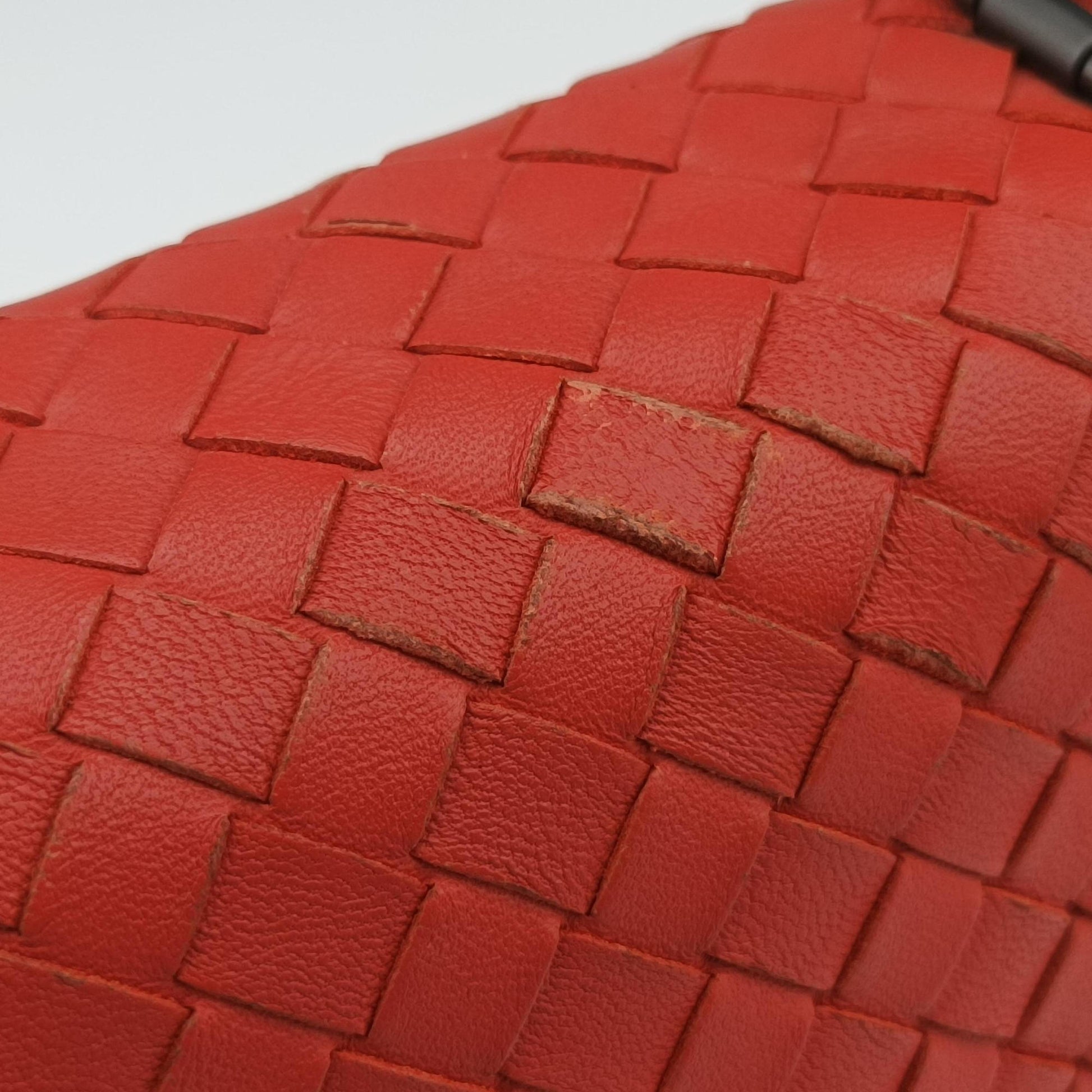 Intrecciato Olimpia Orange lambskin B06269247Pイントレチャート オリンピア オレンジ ラムスキン B06269247P