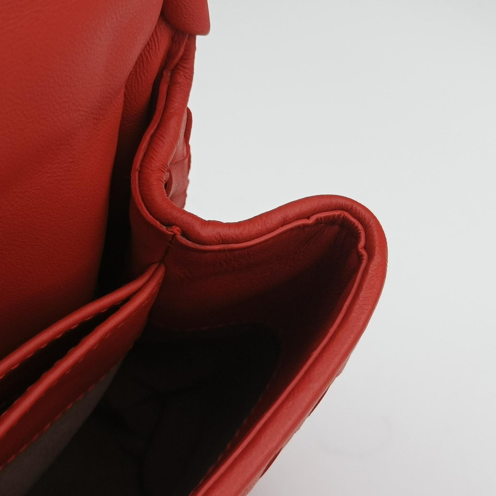 Intrecciato Olimpia Orange lambskin B06269247Pイントレチャート オリンピア オレンジ ラムスキン B06269247P