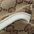 Abbey D-ring Hobo Beige×White canvas×leather 189833 C4783983アビー Dリング ホーボー ベージュ×ホワイト キャンバス×レザー 189833 C4783983