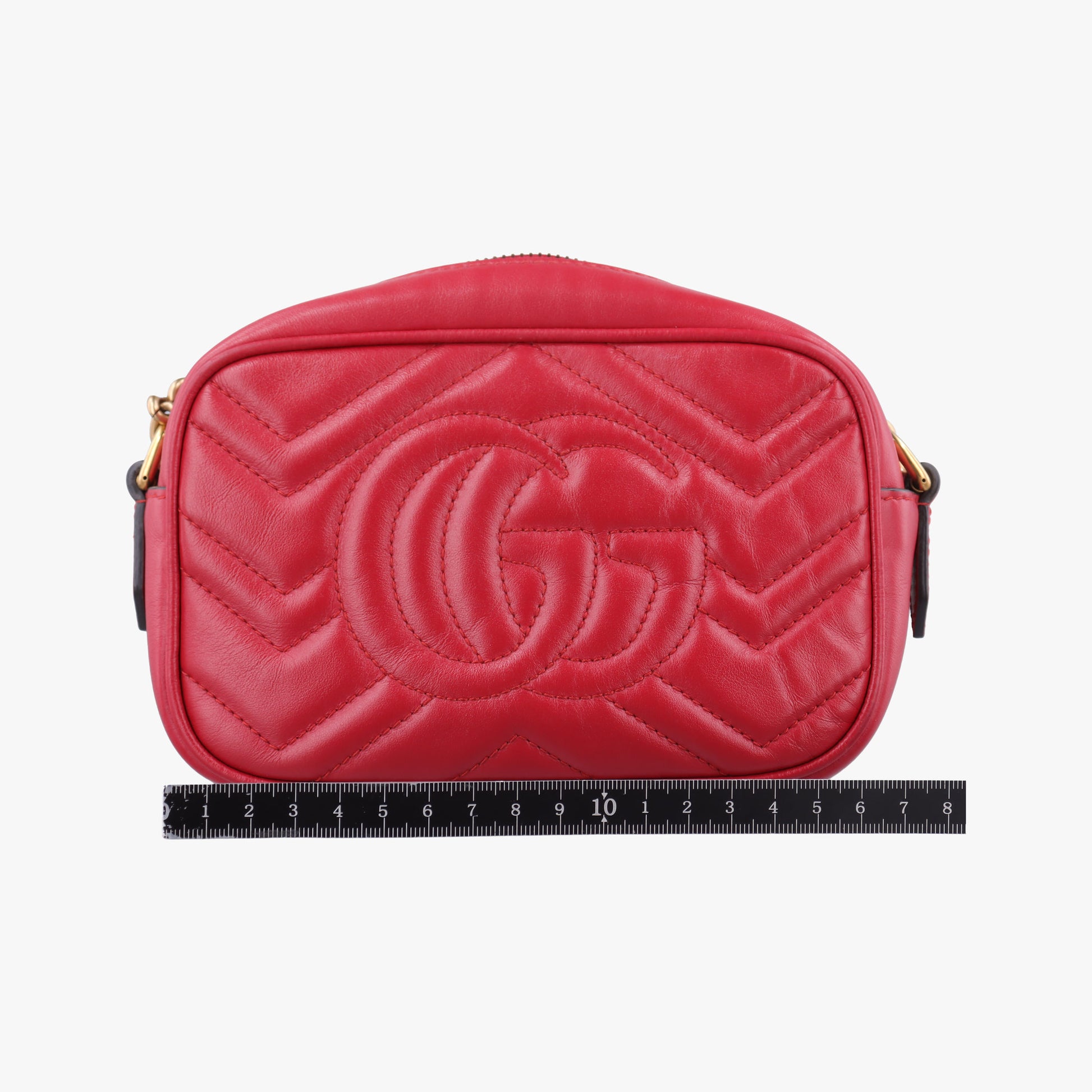 GG Marmont Red Leather 448065 C026485297GGマーモント レッド レザー 448065 C026485297