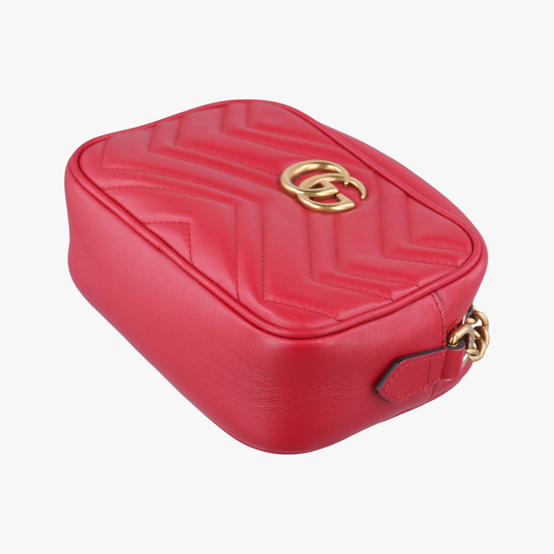 GG Marmont Red Leather 448065 C026485297GGマーモント レッド レザー 448065 C026485297