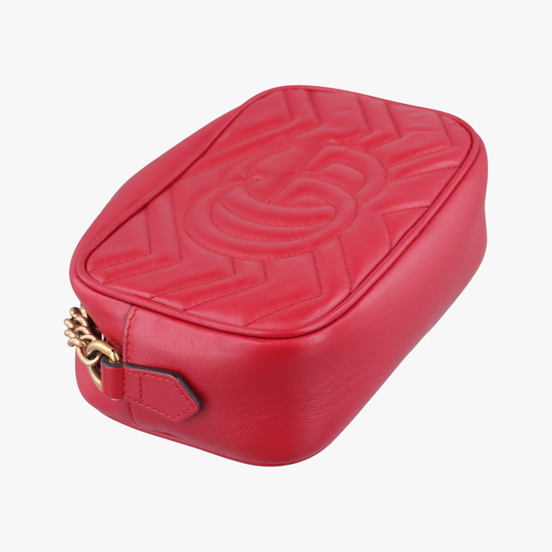 GG Marmont Red Leather 448065 C026485297GGマーモント レッド レザー 448065 C026485297
