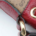 Doraemon collaboration Brown×Red×Multicolor PVC coated canvas×Leather 647801 D033915017ドラえもんコラボ ブラウン×レッド×マルチカラー PVCコーティングキャンバス×レザー 647801 D033915017