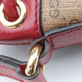 Doraemon collaboration Brown×Red×Multicolor PVC coated canvas×Leather 647801 D033915017ドラえもんコラボ ブラウン×レッド×マルチカラー PVCコーティングキャンバス×レザー 647801 D033915017