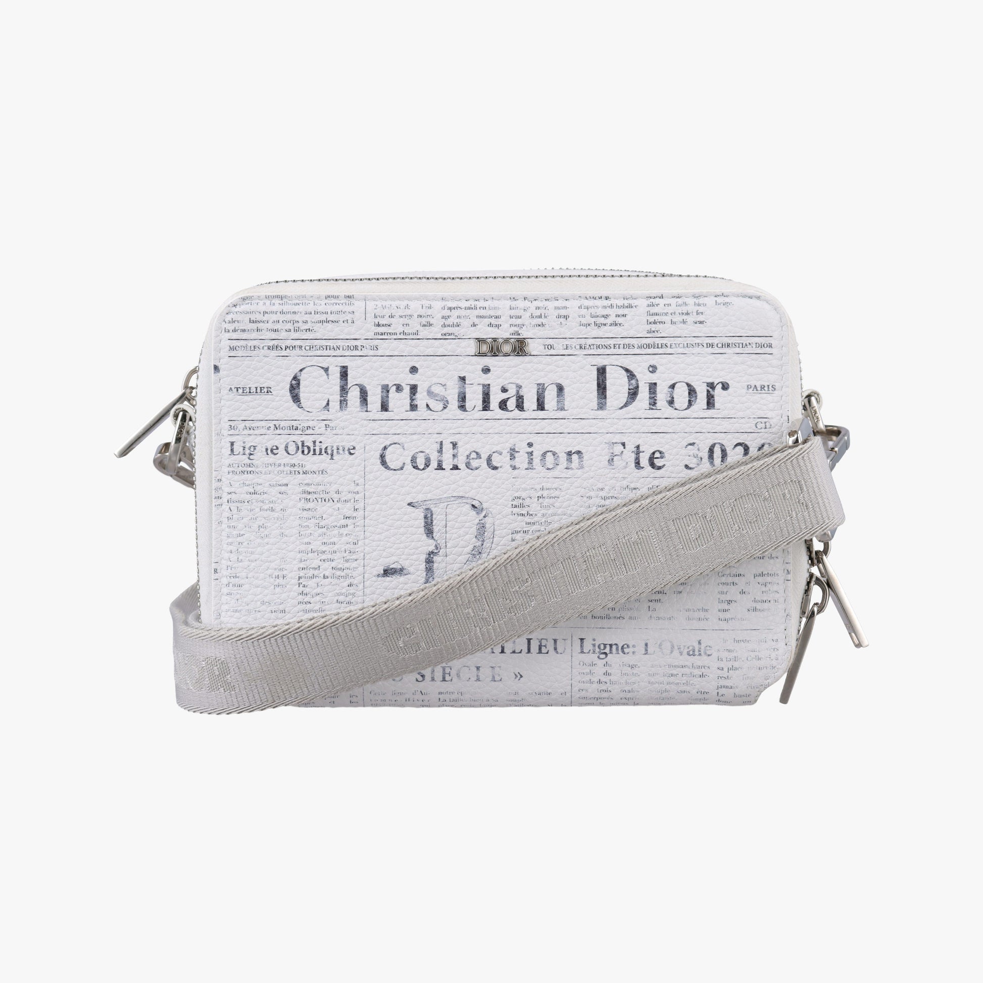 Daniel Arsham collaboration Newspaper Print White Leather 10-BO-1119ダニエルアーシャム コラボ ニュースペーパー ホワイト レザー 10-BO-1119