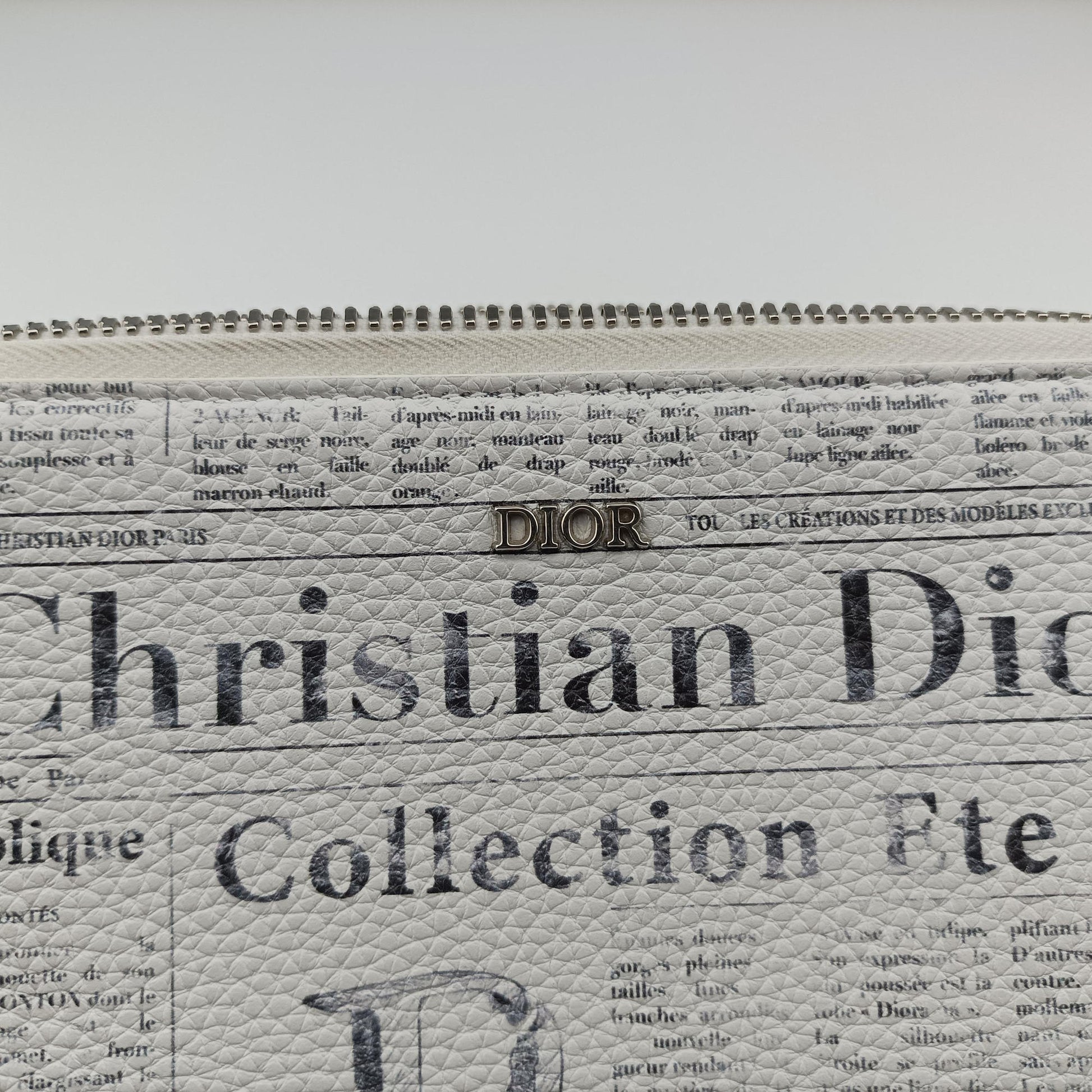 Daniel Arsham collaboration Newspaper Print White Leather 10-BO-1119ダニエルアーシャム コラボ ニュースペーパー ホワイト レザー 10-BO-1119
