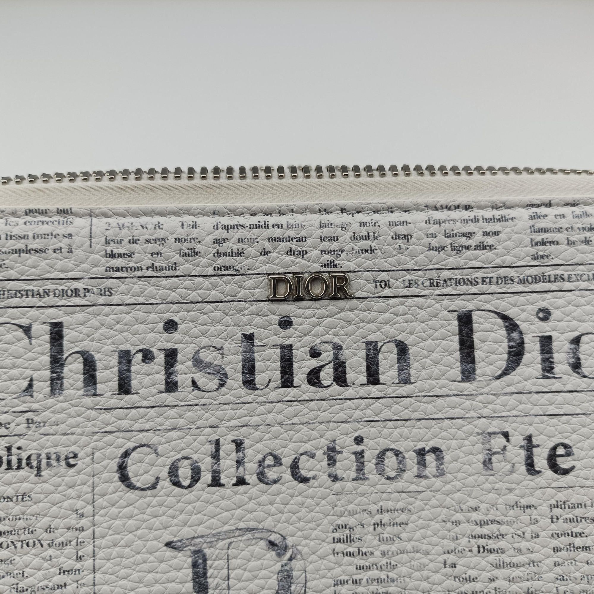 Daniel Arsham collaboration Newspaper Print White Leather 10-BO-1119ダニエルアーシャム コラボ ニュースペーパー ホワイト レザー 10-BO-1119