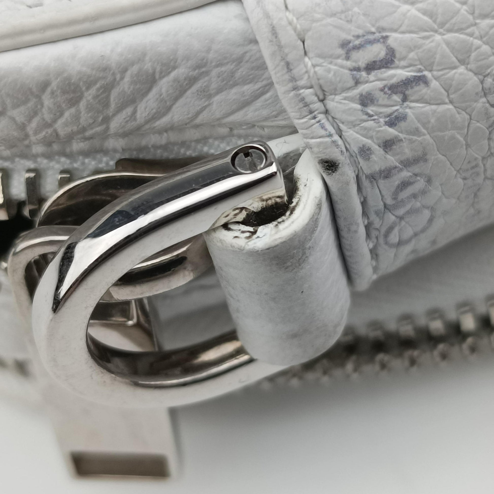 Daniel Arsham collaboration Newspaper Print White Leather 10-BO-1119ダニエルアーシャム コラボ ニュースペーパー ホワイト レザー 10-BO-1119